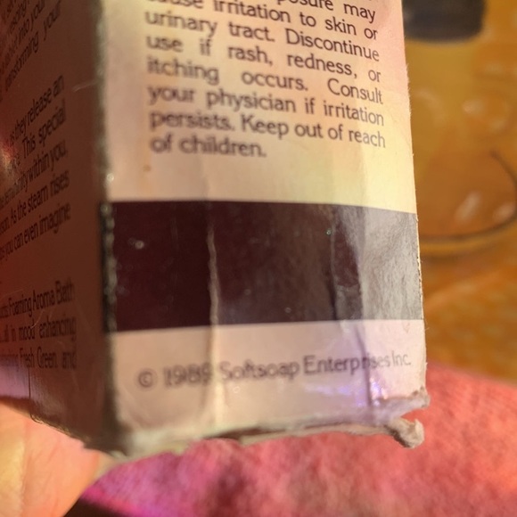 Softsoap Aromatic bath 3 tablets  Oriental Musk 1989 vintage Advertisement - Picture 2 of 11
